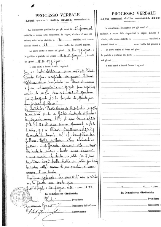 Registri degli scrutini finali e delle prove di esame 1931 - pagina 2