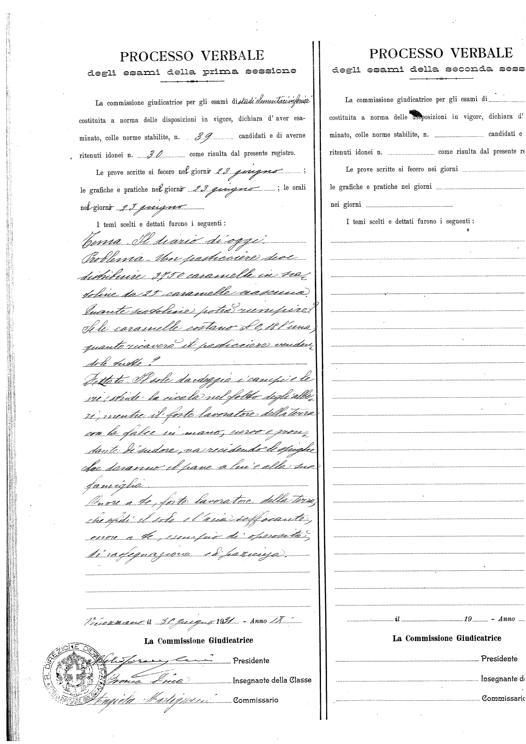 Registri degli scrutini finali e delle prove di esame 1931 - pagina 4