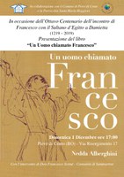 01/12/2019 Pieve di Cento - Un Uomo chiamato Francesco. Presentazione del libro di Nedda Alberghini