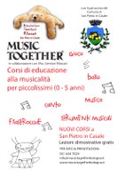 03/04/2019 San Pietro in Casale - Music together.  I nuovi corsi di educazione musicale pre-scolare per famiglie con bimbi 0-5 anni