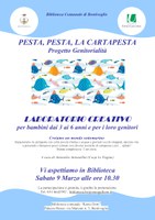 09/03/2019 Bentivoglio - Pesta, pesta, la cartapesta.  Laboratorio creativo per bambini di 3-6 anni e i loro genitori