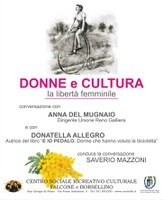 10/03/2019 San Giorgio di Piano - Donne e cultura, la libertà femminile. Giornata internazionale della donna