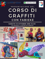 19/10/2019 Castello D'argile - Presentazione del corso di graffiti con FABIEKE