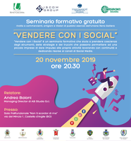 20/11/2019 Castello d'Argile - Vendere con i Social. Seminario formativo gratuito