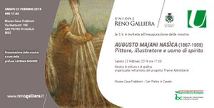 23/02/2019 San Pietro in Casale - Augusto Majani Nasìca (1867-1959) Pittore, illustratore e uomo di spirito