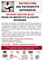 25/07/2019 Bentivoglio - Una pastasciutta antifascista.  In ricordo di quella che si mangiò alla caduta del Fascismo, il 25 luglio del 1943