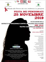 25/11/2019 Argelato - Festa dei Pensionati. Giornata internazionale per l'eliminazione della violenza contro le donne