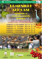29/09-17/11/2019 Bentivoglio - Domeniche all'oasi. Aperture domenicali dell'Oasi La Rizza