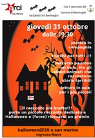 31/10/2019 Bentivoglio - Halloween 2019 a San Marino. Pizzata in compagnia trucchi per tutti