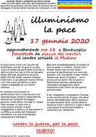 17/01/2020 Bentivoglio - Illuminiamo la pace. Fiaccolata