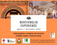 30/08 - 12 e 27/09/2020 Bentivoglio Experience. Gli appuntamenti di agosto e settembre