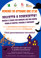 30/10/2020 Bentivoglio - Dolcetto o scherzetto? Halloween in biblioteca, per bambini dai 3 agli 8 anni - evento annullato