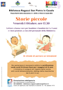 01/10/2021 San Pietro in Casale - Storie piccole. Letture a bassa voce per bambine e bambini da 1 a 3 anni e i loro genitori