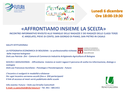 06/12/2021 ONLINE - Affrontiamo insieme la scelta