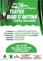 10/10/2021 - 05/02/2022 Castel Maggiore - FantaTeatro. Teatro per ragazzi