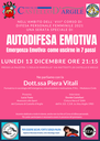 13/12/2021 Castello d'Argile - Autodifesa emotiva. Nell'ambito dell'VIII° Corso di Difesa Personale Femminile