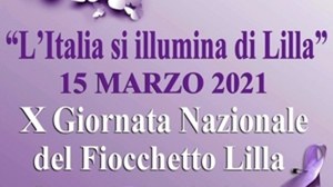 15/03/2021 ONLINE - Le parole senza voce. Nella Giornata Nazionale del Fiocchetto Lilla, anche l'Unione si illumina di lilla