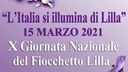 15/03/2021 ONLINE - Le parole senza voce. Nella Giornata Nazionale del Fiocchetto Lilla, anche l'Unione si illumina di lilla