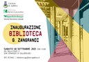 18/09/2021 Galliera - Inaugurazione della biblioteca Zangrandi