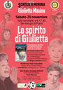 20/11/2021 San Giorgio di Piano - Lo spirito di Giulietta.  Un libro e un documentario nel centenario della nascita di Giulietta Masina