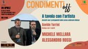 20/04/2021 ONLINE - A tavola con l'artista. Incontri con i protagonisti della scena culturale italiana. Davide Turrini dialoga con Michele Mellara e Alessandro Rossi. CondiMenti Off