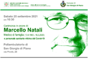 25/09/2021 San Giorgio di Piano - Cerimonia in onore di Marcello Natali, medico di famiglia e sanitario vittima del Covid-19