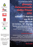 05/03/2022 Argelato - Donne piccole come stelle. Evento organizzato in occasione della Festa Internazionale della Donna