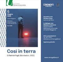 06/06/2022 Castel Maggiore - Così in terra. Presentazione del libro di Patrick Fogli per Condimenti in Biblioteca