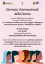 08/03/2022 Pieve di Cento - Lettura pubblica di brani di pace. Evento organizzato in occasione della Festa Internazionale della Donna