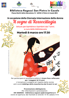 08/03/2022 San Pietro in Casale - Il sogno di Rossociliegia. Letture in biblioteca dai 7 anni. Evento organizzato in occasione della Festa Internazionale della Donna