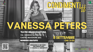08/09/2022 Castel Maggiore - Vanessa Peters Live. Un appuntamento di CondimentiOff