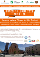 11/07/2022 Castello d'Argile - Inaugurazione della nuova Piazza Attilio Gadani