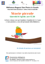 14/04/2022 San Pietro in Casale - Storie Piccole, letture a bassa voce per bambini e bambine da 1 a 3 anni, con i loro genitori