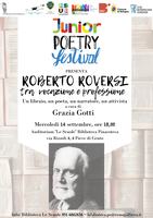 14/09/2022 Pieve di Cento - Roberto Roversi tra vocazione e professione. Un evento del Junior Poetry Festival
