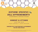 14/10/2022 Castel Maggiore - Disturbi specifici dell'apprendimento. Un incontro gratuito