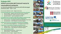 16/06/2022 ONLINE - Azioni concrete dei Comuni verso la neutralità di carbonio. Seminario online