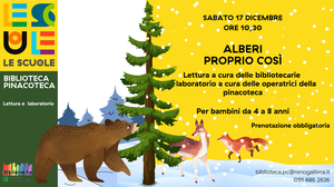 17/12/2022 Pieve di Cento - Alberi proprio così. Lettura e laboratorio natalizio per bambini/e dai 4 agli 8 anni