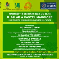 18/01/2022 Castel Maggiore - Il FaLab a Castel Maggiore. Incontro pubblico (online la registrazione)