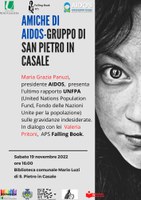 19/11/2022 San Pietro in Casale - Gravidanze indesiderate: l'ultimo Rapporto UNFPA. Giornata internazionale per l'eliminazione della violenza contro le donne 2022