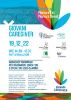 19/12/2022 Online - Giovani Caregiver. Workshop formativo per insegnanti, educatori e operatori socio sanitari