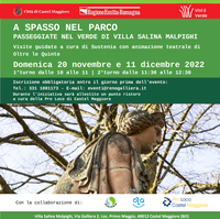 20/11 e 11/12/2022 Castel Maggiore - A spasso nel parco. Passeggiate nel verde di Villa Salina Malpighi
