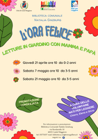 21/04 - 07 e 21/05 Castel Maggiore - L'ora felice. Letture in giardino con mamma e papà (0-5 anni)