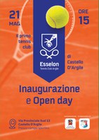 21/05/2022 Castello d'Argile - Esselon Tennis club Argile. Inaugurazione e open day