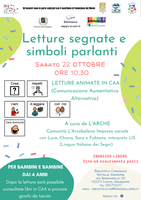 22/10/2022 Castel Maggiore - Letture segnate e simboli parlanti. Letture animate in CAA e LIS, per bambine/i dai 4 anni