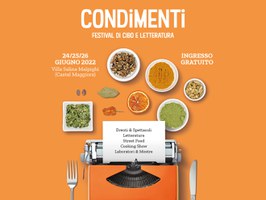 24-26/06/2022 Castel Maggiore - CondiMenti. Festival di cibo e letteratura
