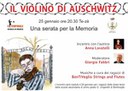 25-26/01/2022 Bentivoglio - Un violino per Auschwitz. Un incontro pubblico per il Giorno della Memoria 2022