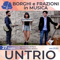 27/07/2022 San Giorgio di Piano - UNTRIO. Un appuntamento di Borghi e Frazioni in Musica