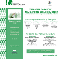 09/06-27/07/2022 Castel Maggiore - Un'estate da favola... in biblioteca. Letture, narrazioni, reading musicali dai 4 ai 99 anni