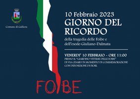 10/02/2023 Galliera - Commemorazione con deposizione di fiori. Per il Giorno del Ricordo