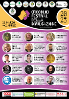 11/03-02/04/2023 Sedi varie - (piccolo) Festival della Divulgazione - Seconda edizione